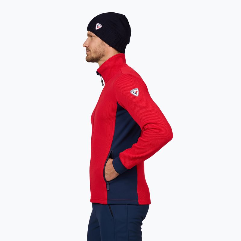 Мъжки скиорски суитшърт Rossignol Cieloalto Fleece Fz sports red 4