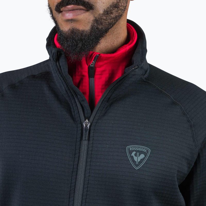 Мъжки суитшърт Rossignol Blackside Fleece Fz black 4