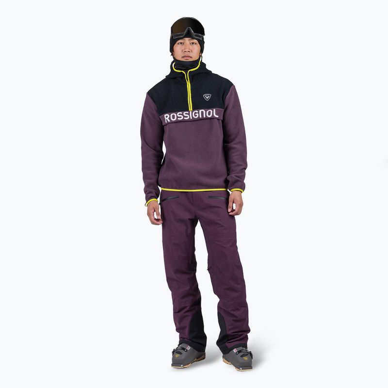 Мъжки суитшърт Rossignol Alltrack Fleece mulberry 2