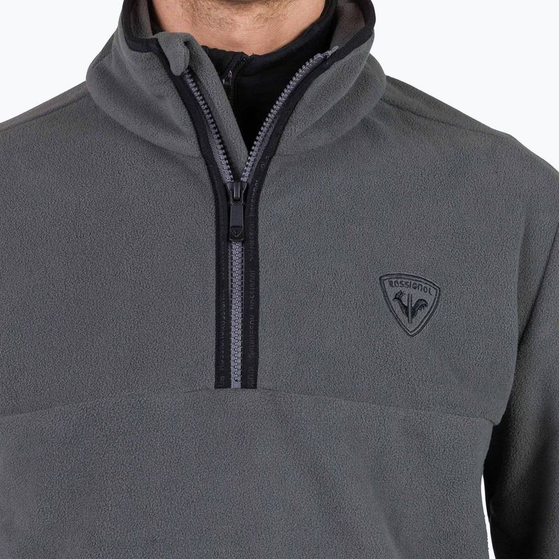 Мъжки суитшърт Rossignol Strawpile Fleece Hz onyx grey 5