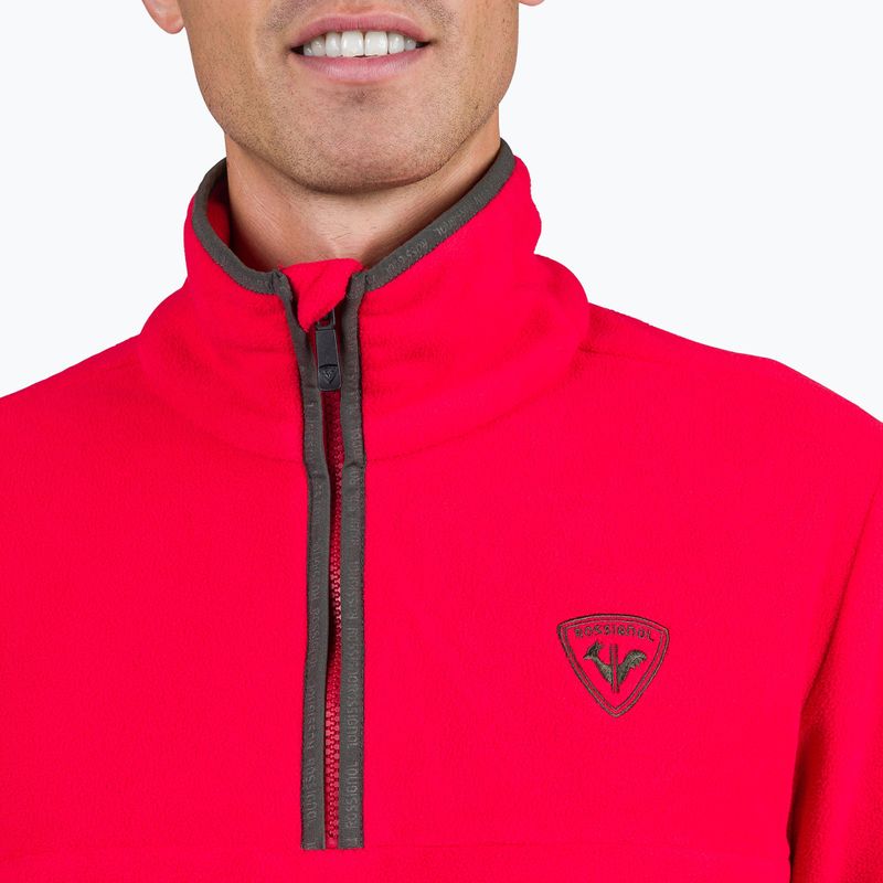 Мъжки суитшърт Rossignol Strawpile Fleece Hz sports red 4