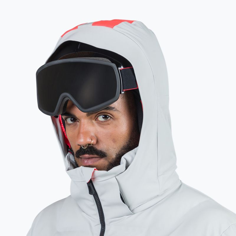 Мъжко скиорско яке Rossignol Hero Blackside Puffy soft grey 5