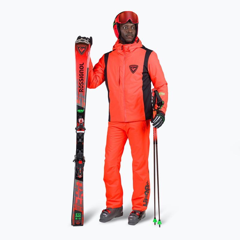 Мъжко скиорско яке Rossignol Hero Velika neon red 2