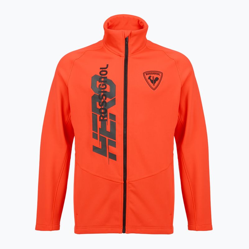 Мъжки суитшърт Rossignol New Hero Classique Clim neon red 6