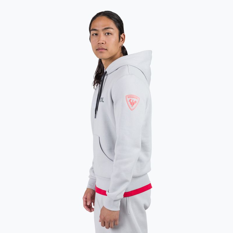 Мъжки суитшърт Rossignol New Hero Hoodie soft grey 4