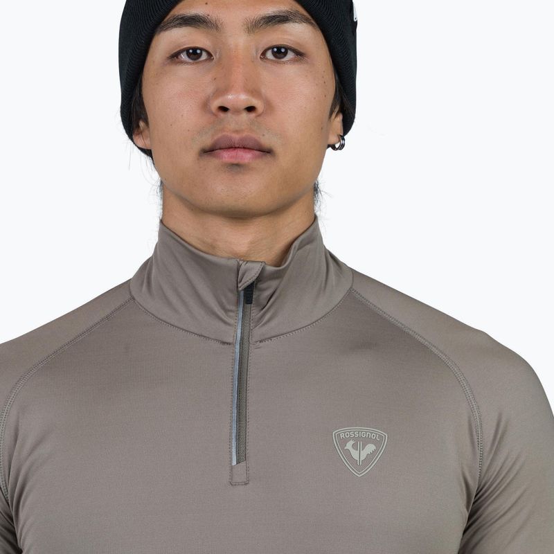 Мъжка термоактивна блуза Rossignol Classique 1/2 Zip dune 4