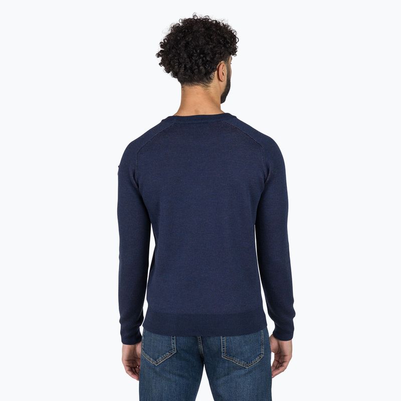 Мъжки пуловер Rossignol Jacquard Crew Neck dark navy 3