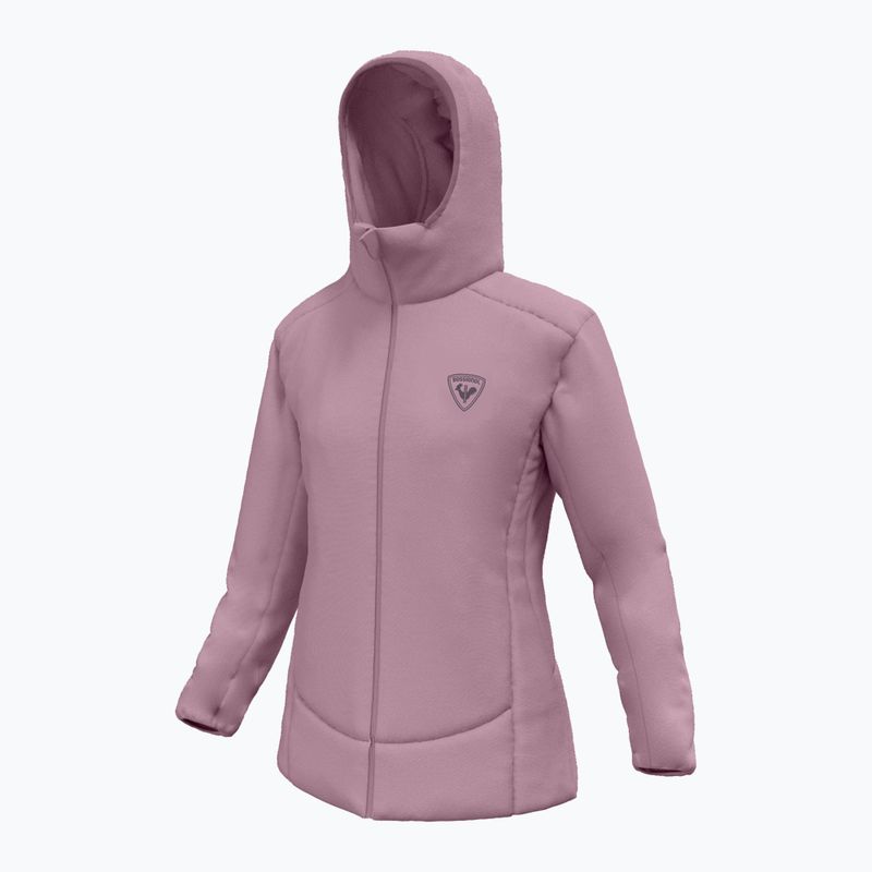 Дамско ватирано яке Rossignol Opside Hoodie moonlight mauve 9