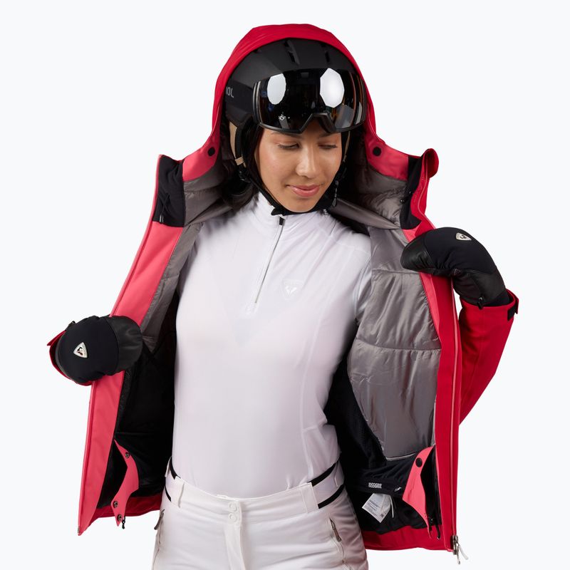 Дамско скиорско яке Rossignol Blackside ruby red 16