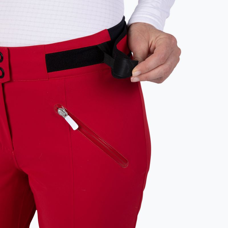 Дамски ски панталони Rossignol Blackside ruby red 4