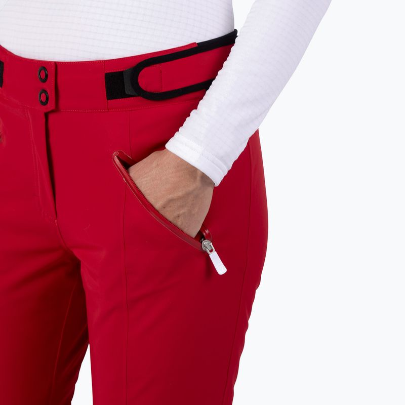 Дамски ски панталони Rossignol Blackside ruby red 5