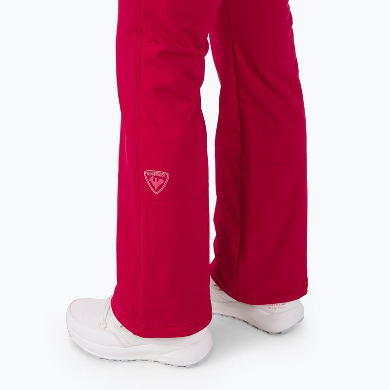 Дамски панталони Rossignol Ski Softshell ruby red 4