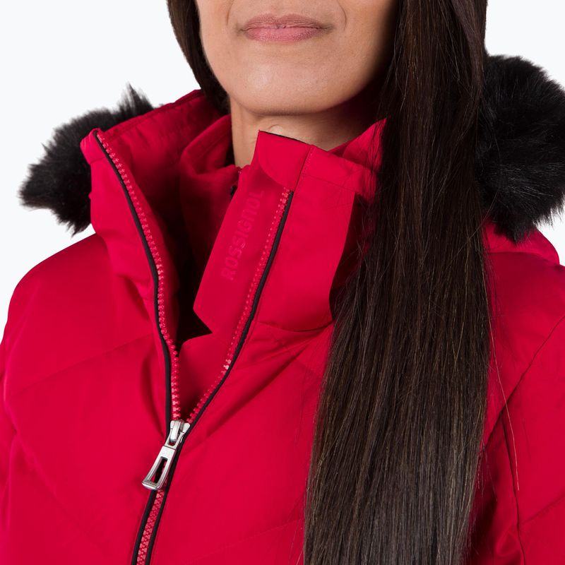 Дамско ски яке Rossignol Staci Pearly Jkt ruby red 7