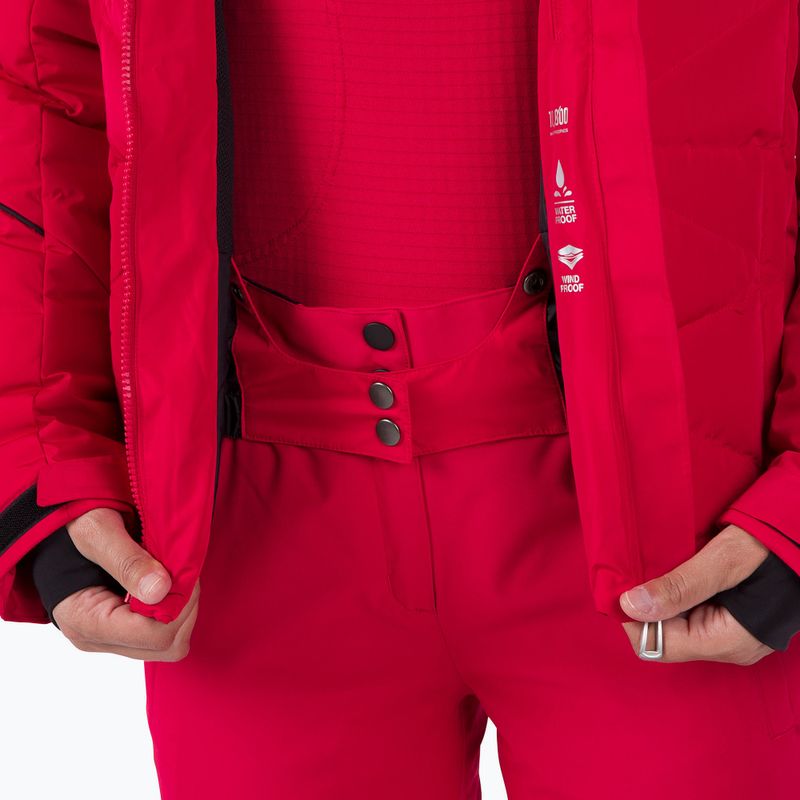 Дамско ски яке Rossignol Staci Pearly Jkt ruby red 10