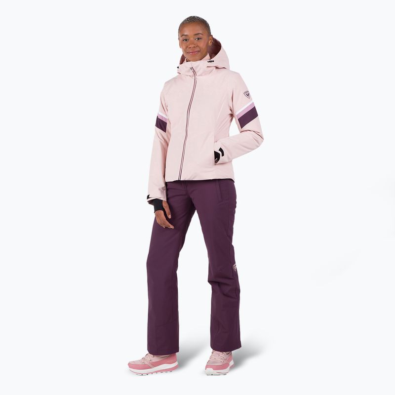 Дамско скиорско яке Rossignol Strawpile Jkt powder pink 2