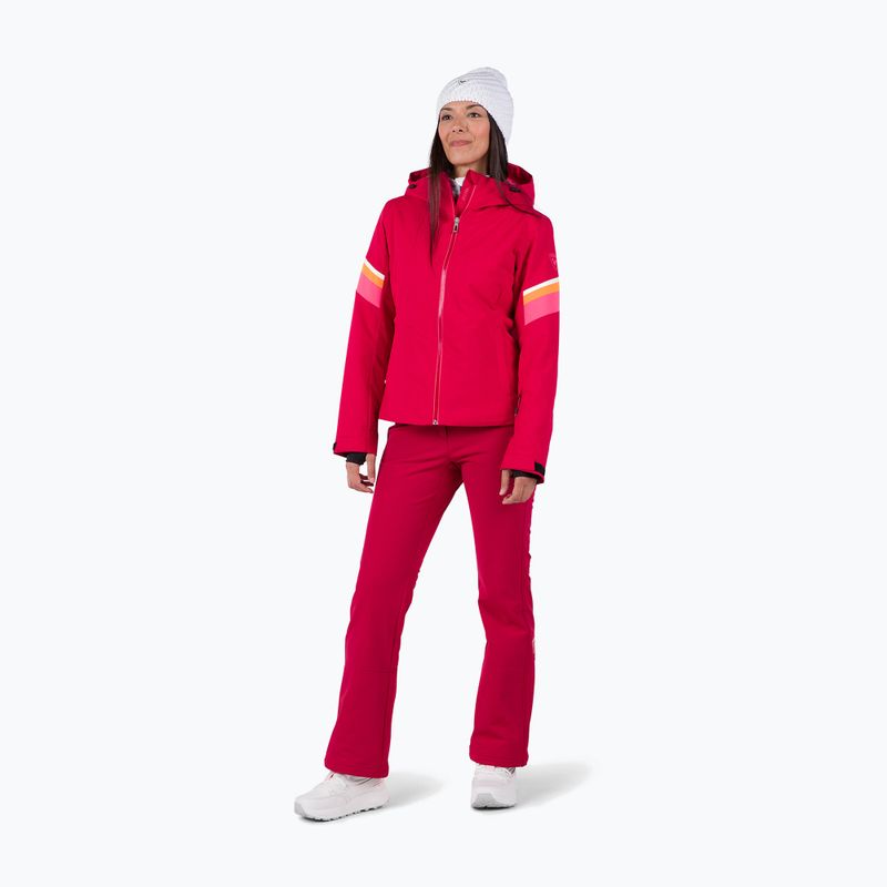 Дамско ски яке Rossignol Strawpile Jkt ruby red 2