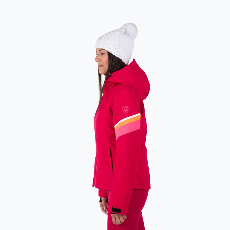 Дамско ски яке Rossignol Strawpile Jkt ruby red 4