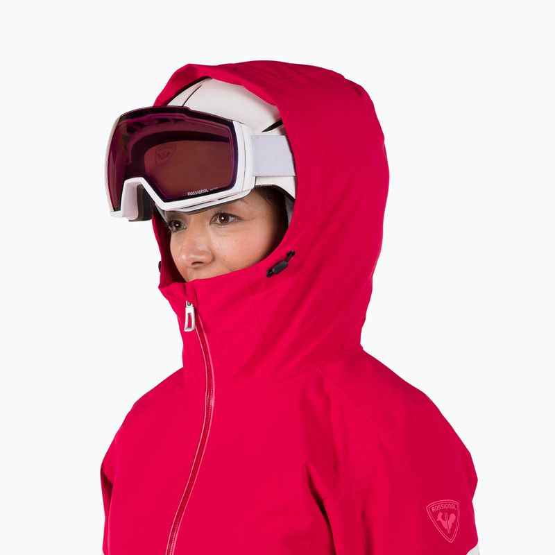 Дамско скиорско яке Rossignol Strawpile Jkt ruby red 5