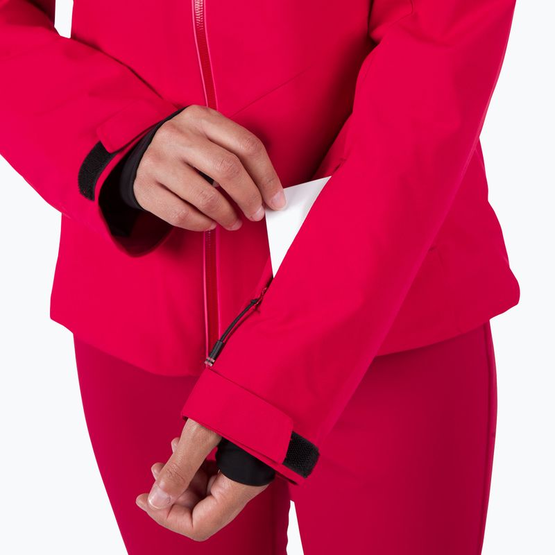 Дамско скиорско яке Rossignol Strawpile Jkt ruby red 9