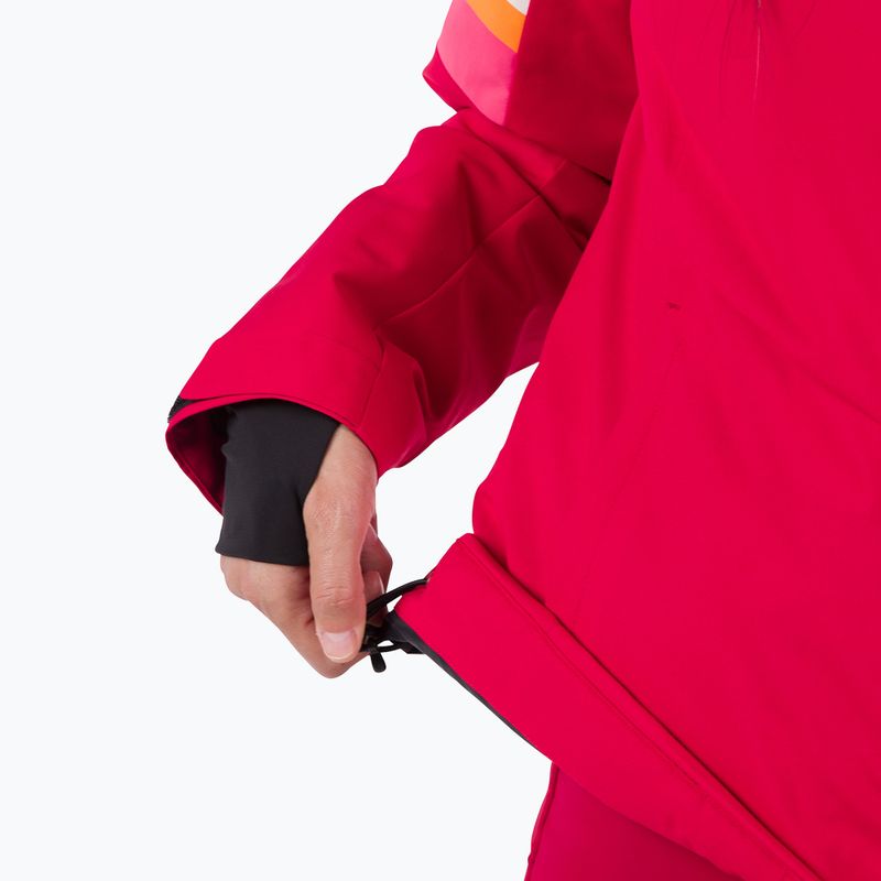 Дамско скиорско яке Rossignol Strawpile Jkt ruby red 11