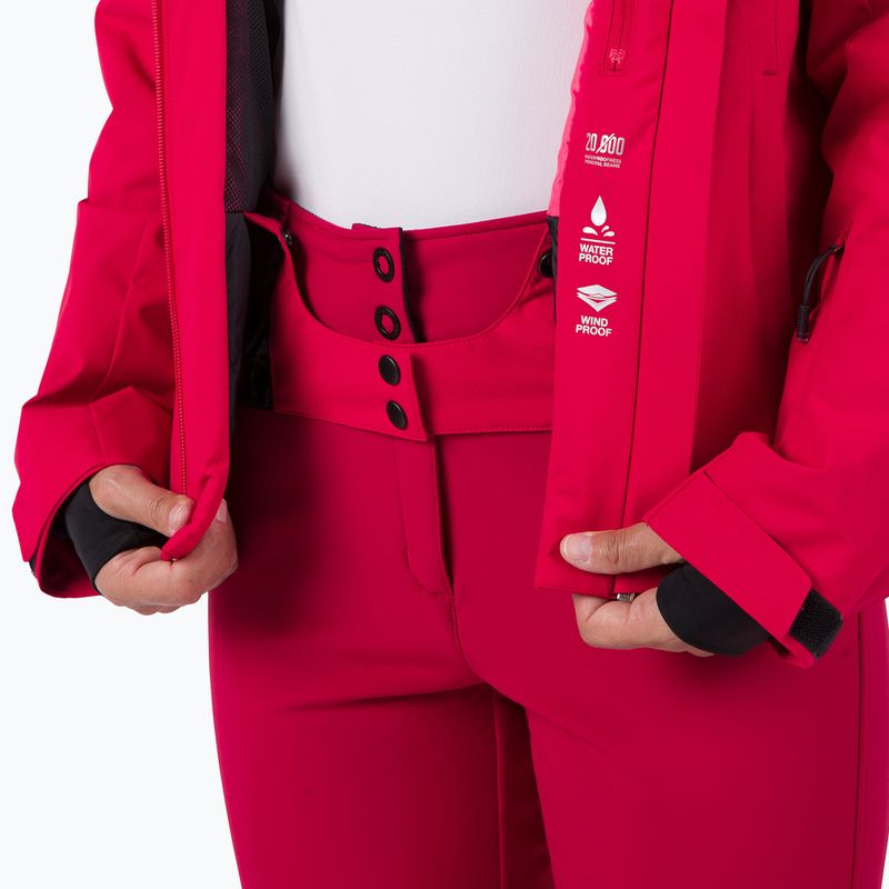 Дамско скиорско яке Rossignol Strawpile Jkt ruby red 12