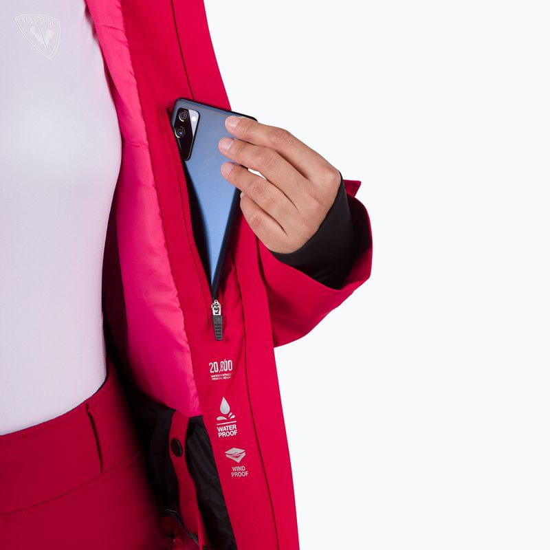 Дамско ски яке Rossignol Strawpile Jkt ruby red 14