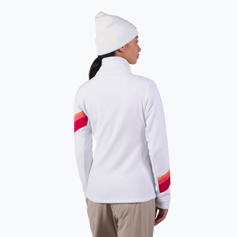 Дамски суитшърт Rossignol Strawpile Fleece Fz white 3