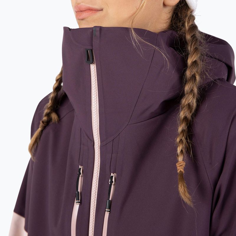 Дамско скиорско яке Rossignol Rallybird mulberry 7