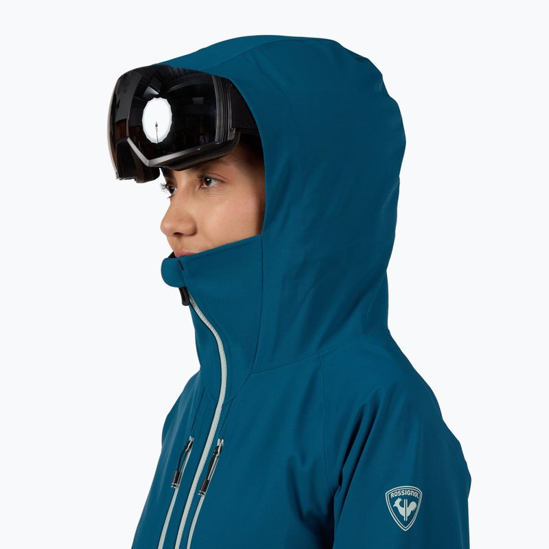 Дамско скиорско яке Rossignol Rallybird deep lake 6