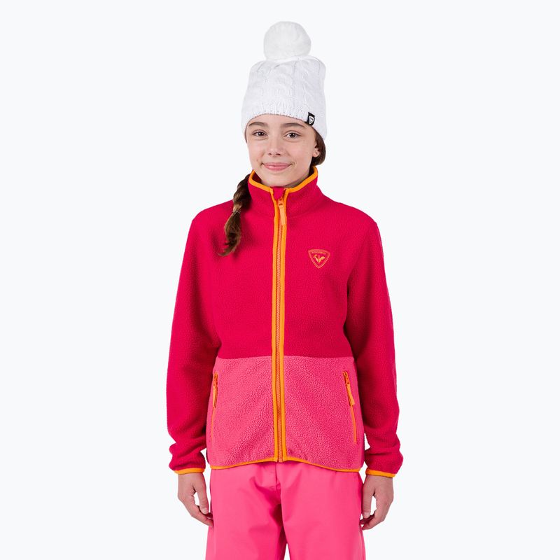 Детски суитшърт Rossignol Jr Alltrack Fleece tea rose