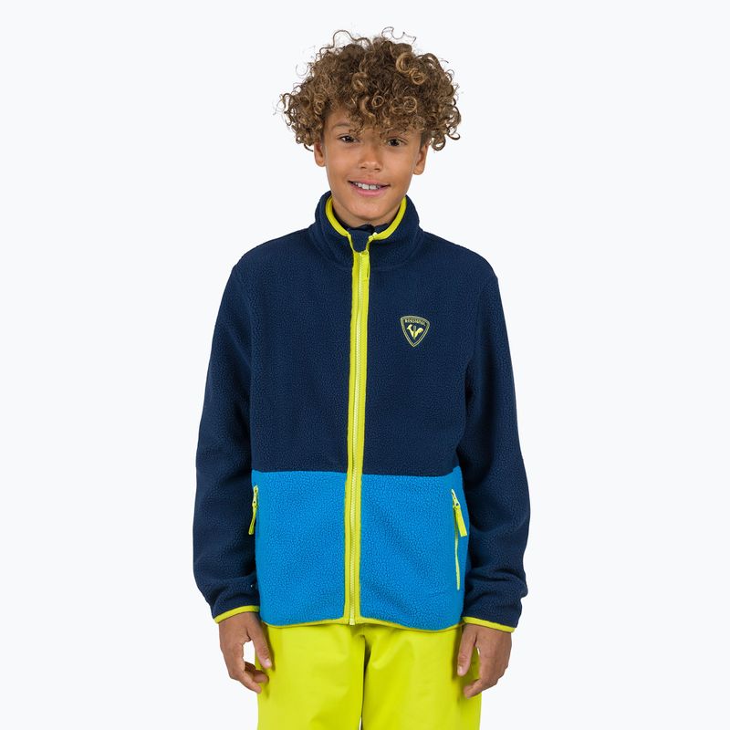 Rossignol Jr Alltrack Fleece детски суитшърт тъмно тъмно