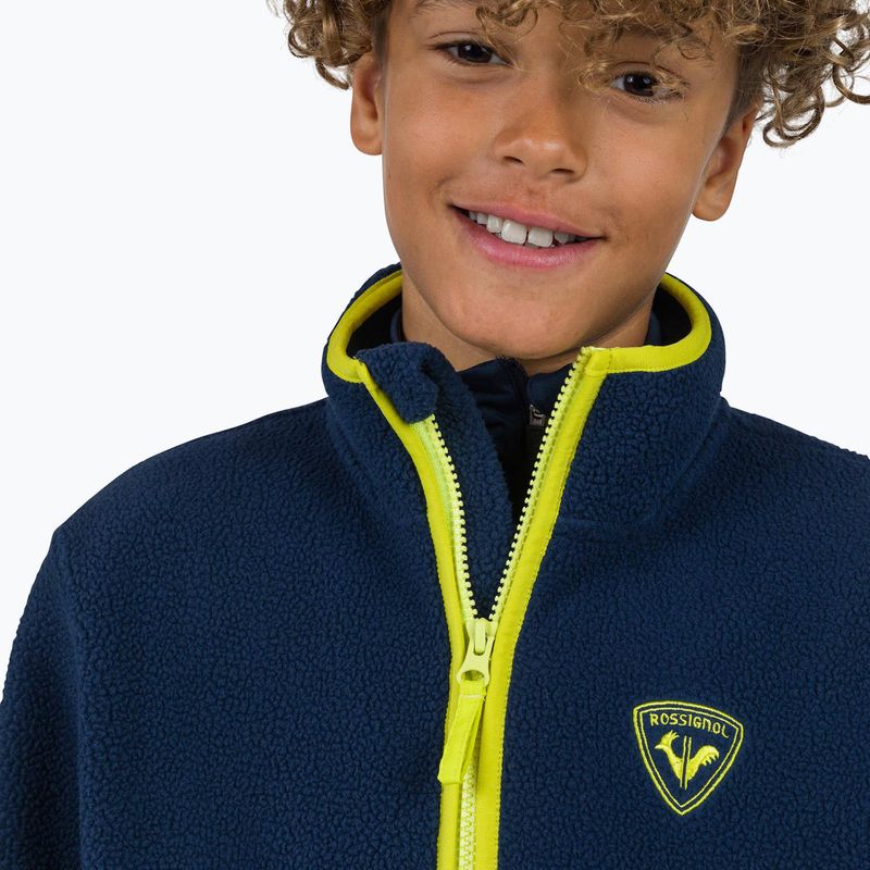 Детски суитшърт Rossignol Jr Alltrack Fleece dark navy 4