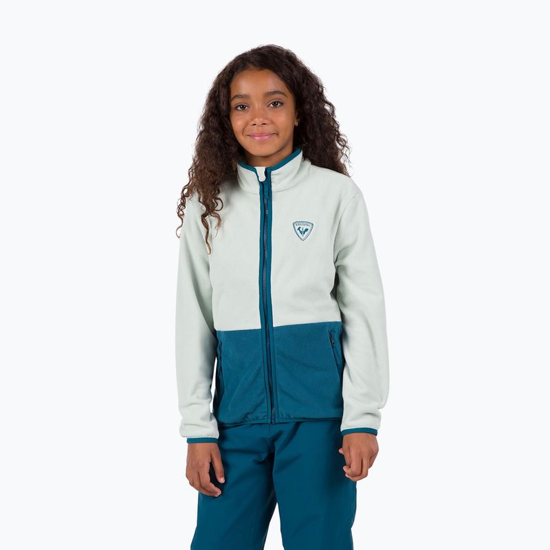 Rossignol Jr Strawpile Fleece Fz steam детски поларен суитшърт