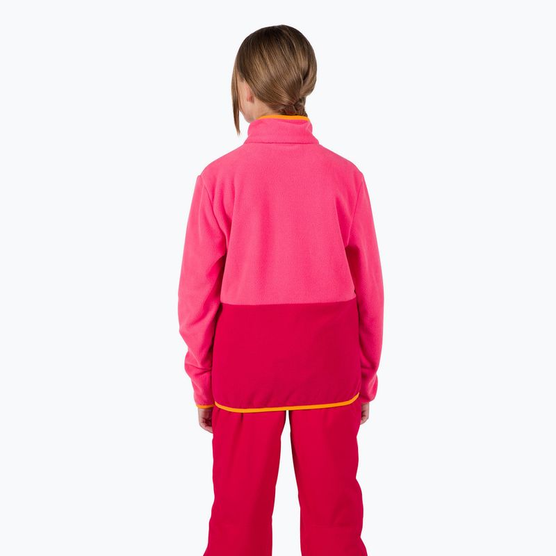 Детски суитшърт Rossignol Jr Strawpile Fleece Fz tea rose 3