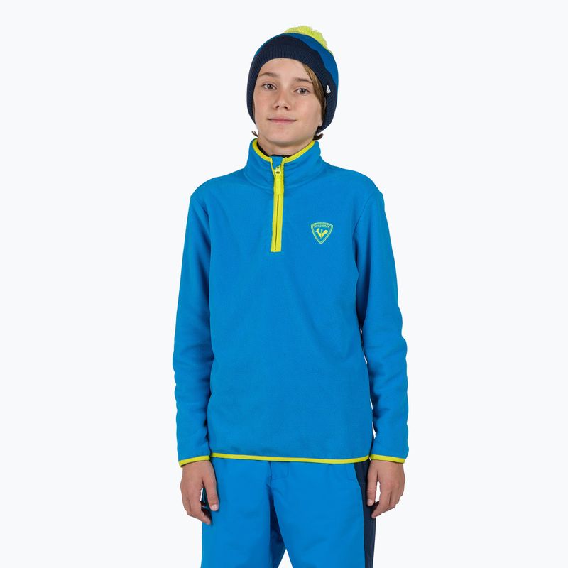 Детски суитчър Rossignol Jr Strawpile Fleece Fz за деца