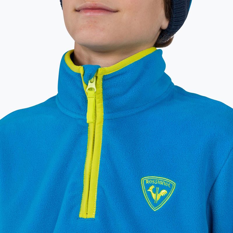 Детски суитчър Rossignol Jr Strawpile Fleece Fz за деца 4