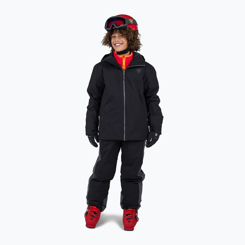 Детско скиорско яке Rossignol Strawpile Jr black 2