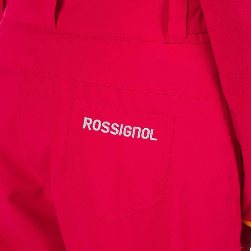 Rossignol Girl Ski рубиненочервен детски ски панталон 5