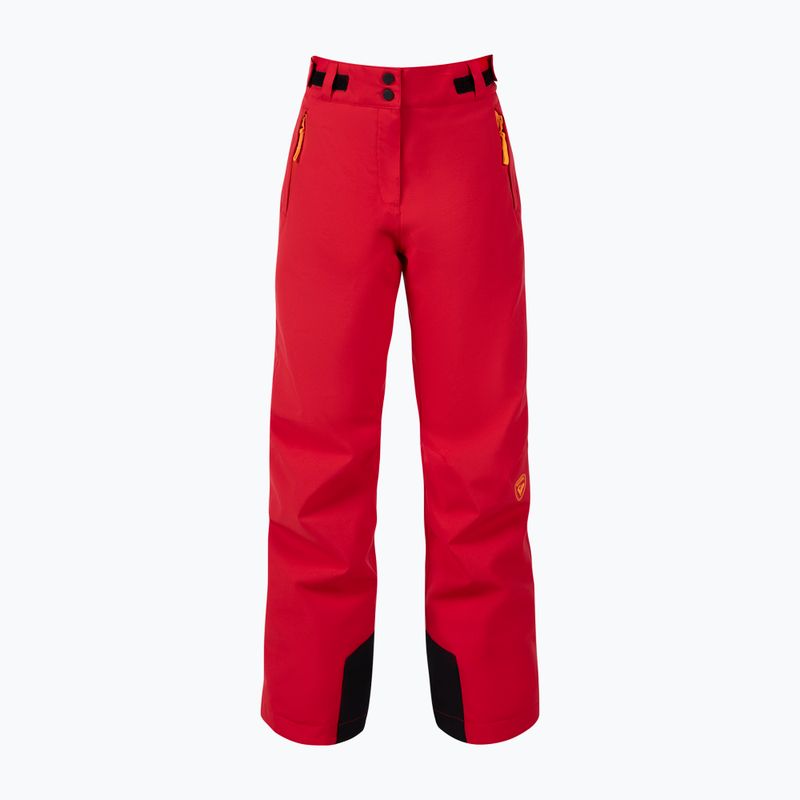 Rossignol Girl Ski рубиненочервен детски ски панталон 8