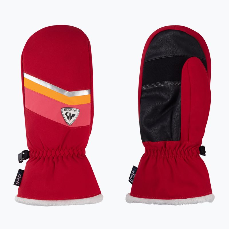 Дамски скиорски ръкавици Rossignol New Piste M ruby red 7