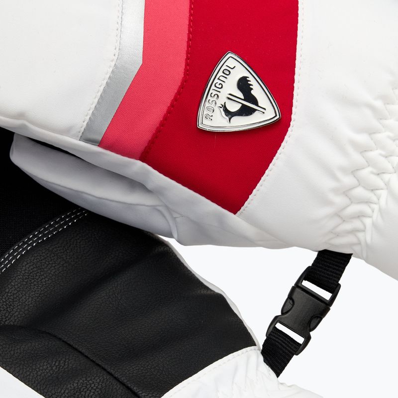 Дамски скиорски ръкавици Rossignol New Piste M white 4