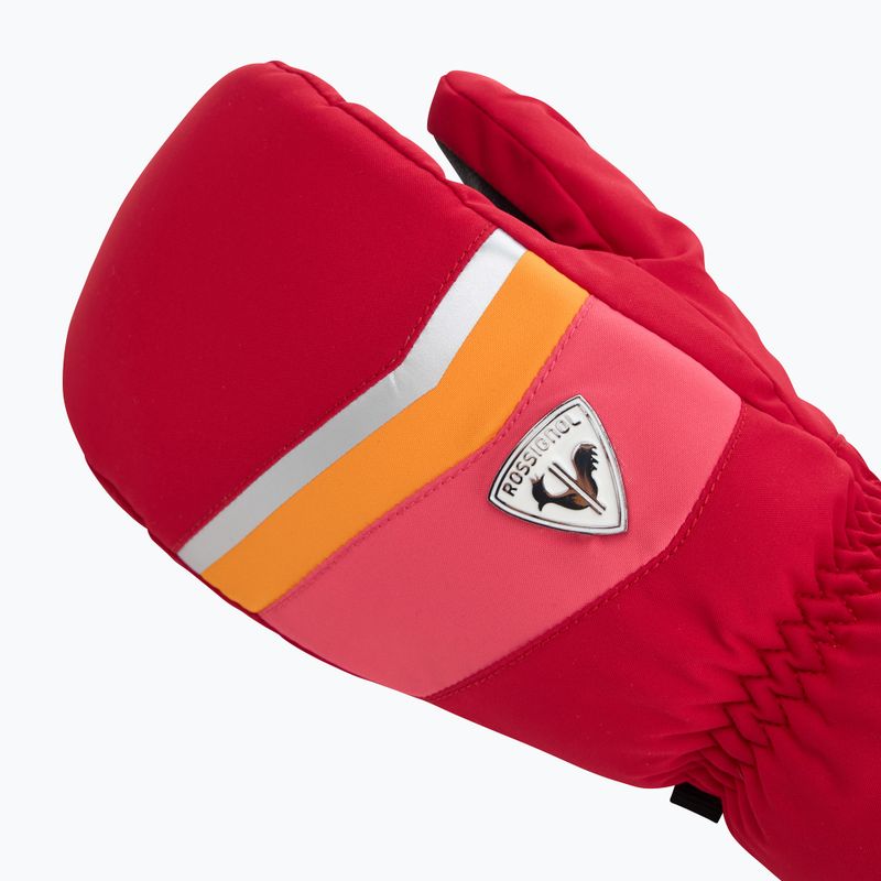 Дамски скиорски ръкавици Rossignol New Piste M ruby red 4