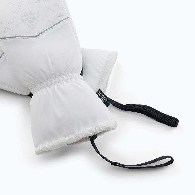 Дамски скиорски ръкавици Rossignol Temptation Impr M white 6