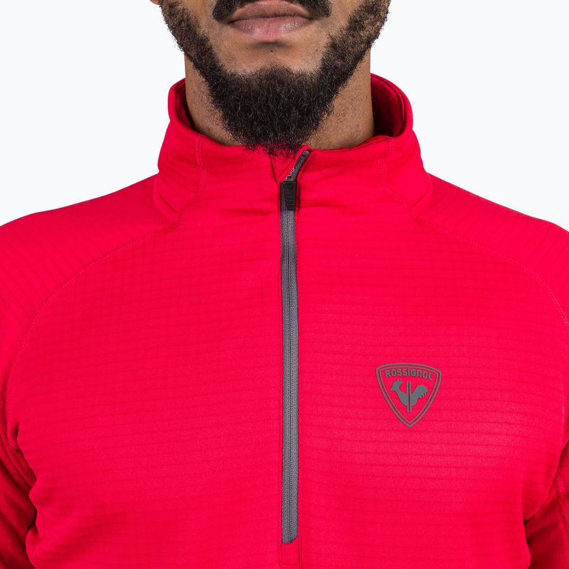 Мъжки суитшърт Rossignol Blackside Fleece Hz sports red 4