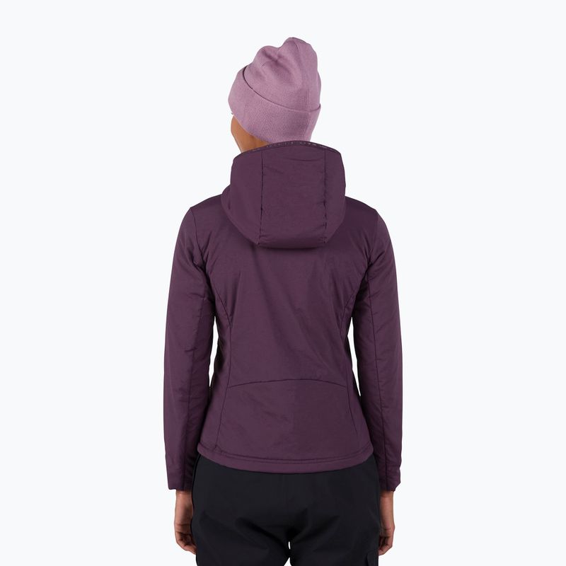 Дамско подплатено яке Rossignol Opside Hoodie mulberry 3