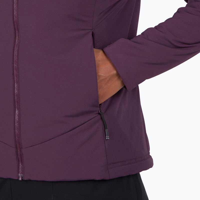 Дамско подплатено яке Rossignol Opside Hoodie mulberry 6