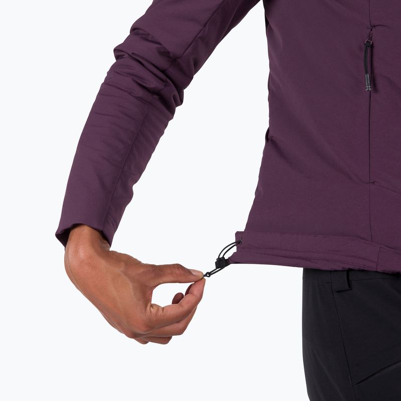Дамско подплатено яке Rossignol Opside Hoodie mulberry 8