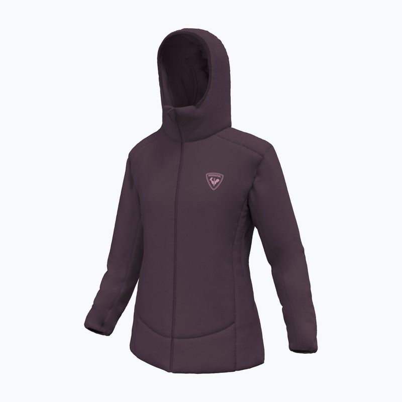 Дамско подплатено яке Rossignol Opside Hoodie mulberry 9