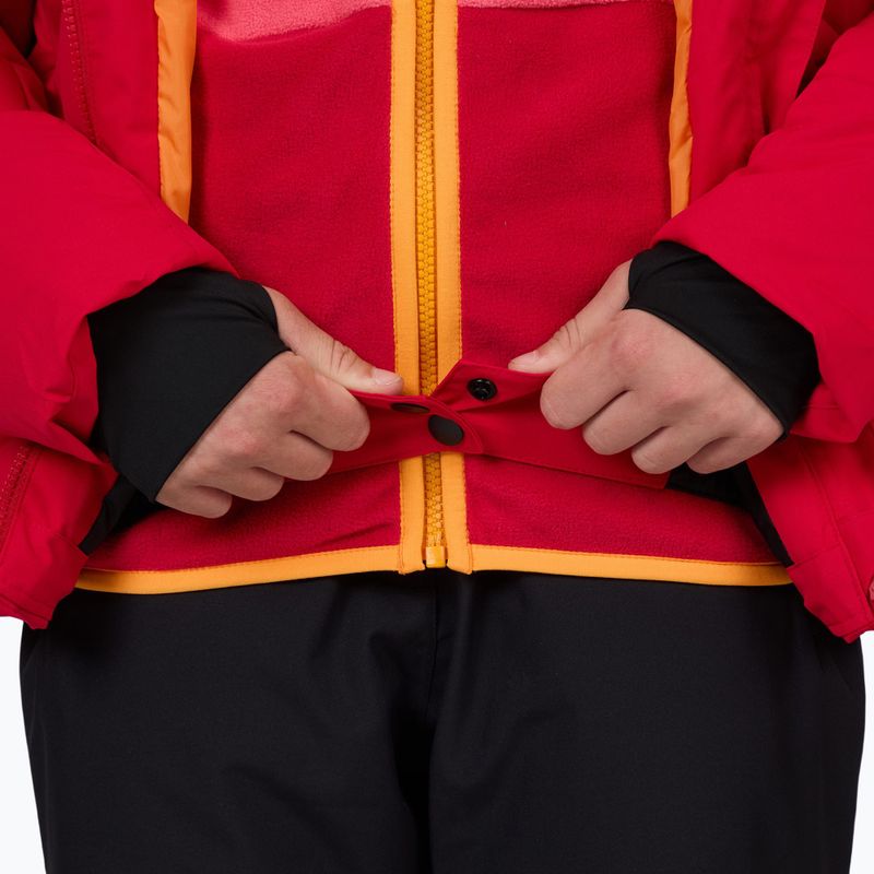 Детско скиорско яке Rossignol Girl Staci ruby red 11