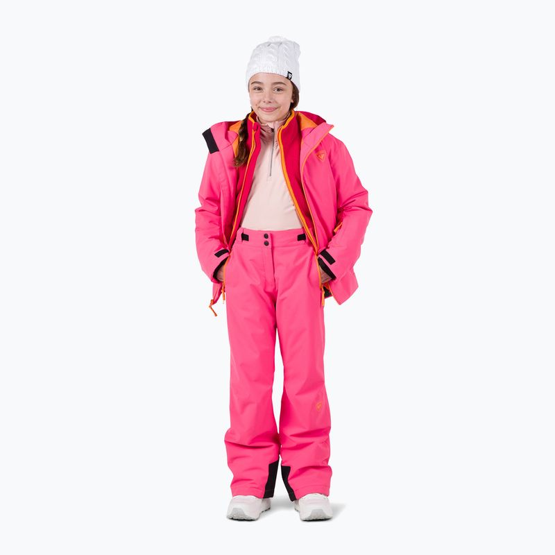 Детски ски панталони Rossignol Girls Ski tea rose 2